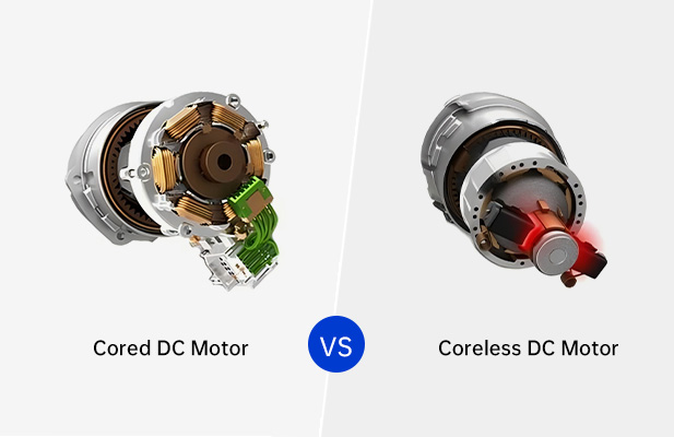 코어드 VS 코어리스 DC 모터