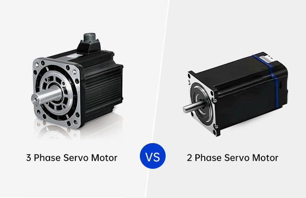 Servomotor trifásico vs. servomotor bifásico