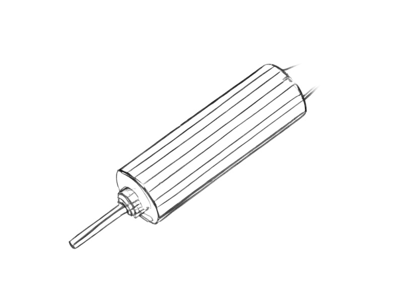 Cylindrical Coreless Motor