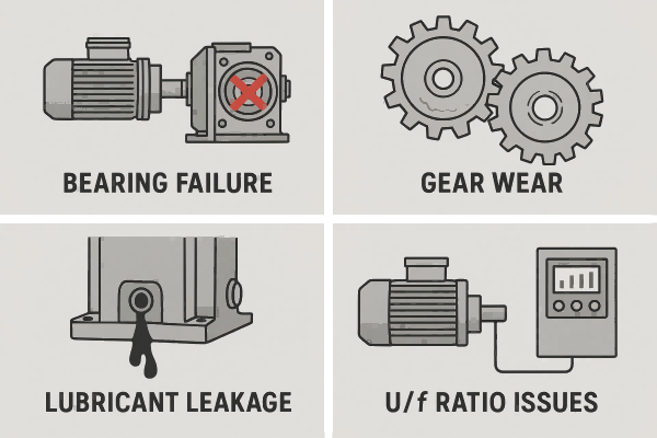 6 Failure Problems of Gear Reduction Motor