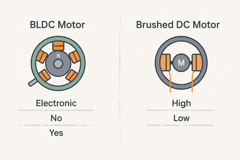 BLDC vs. Brushed Motor Comparison