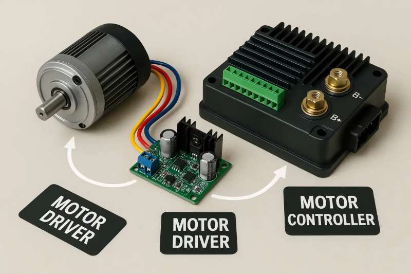 Motor Drivers and Controllers Work Together