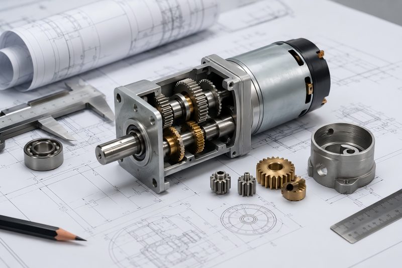 How to Design a DC Gear Motor