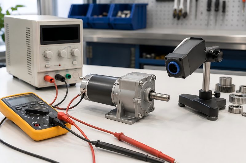 How to Test a DC Gear Motor Before Installation