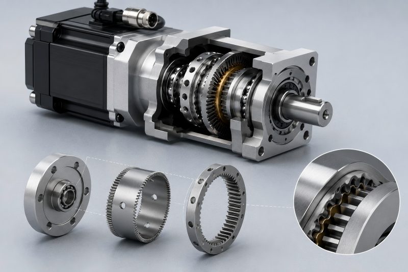 Main Components of a Harmonic Gear Motor