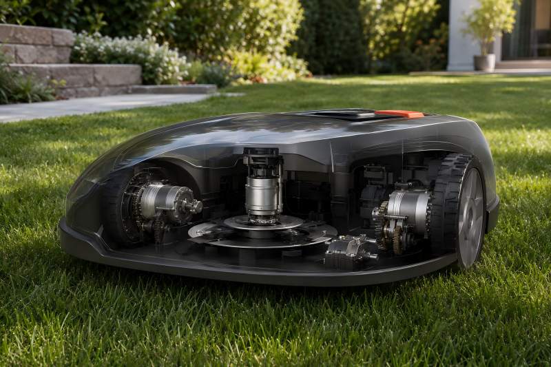 What Motor Is Used in a Robotic Lawnmower