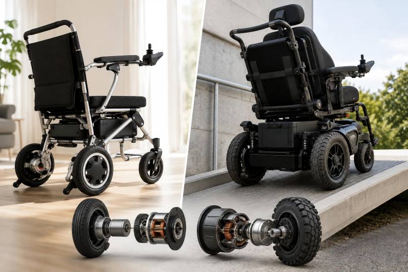 24V vs 36V Electric Wheelchair Motors