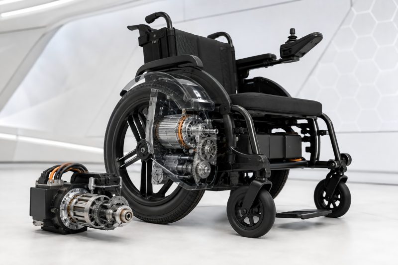 Custom Wheelchair Motors Voltage, Torque, Speed, and Gear Ratio