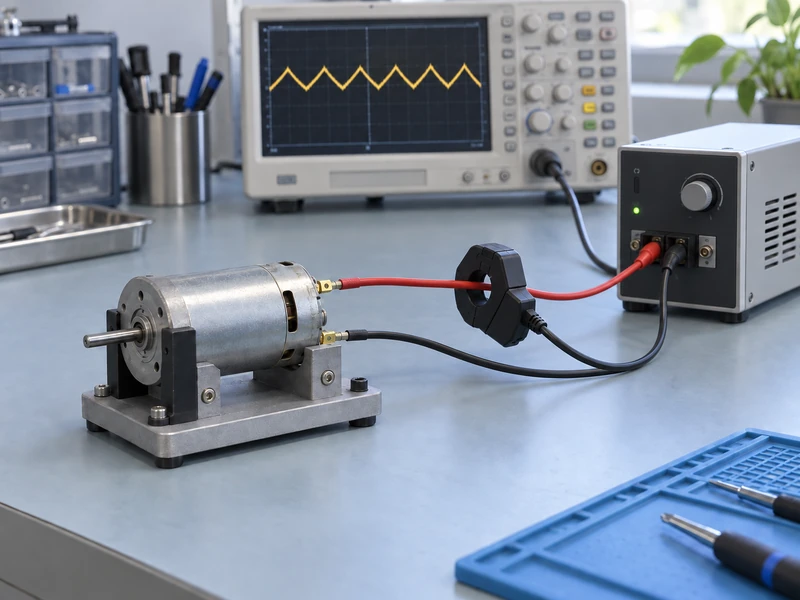 DC Motor Current Ripple Test DC Motor Current Ripple Test