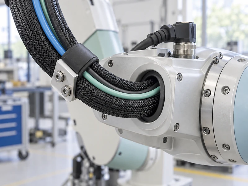 Robot Harness Strain Relief Inspection Robot Harness Strain Relief Inspection