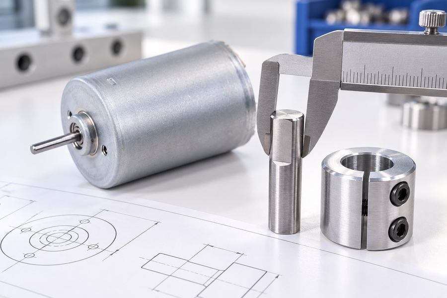 BLDC D Flat Shaft Fit Inspection