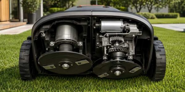 Direct-Drive vs Geared Cutting Motors for Mower Robots