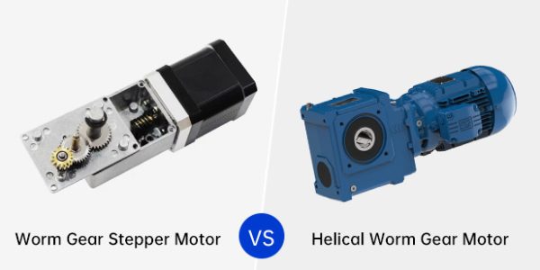 Helical Worm Gear Motor VS Worm Gear Stepper Motor
