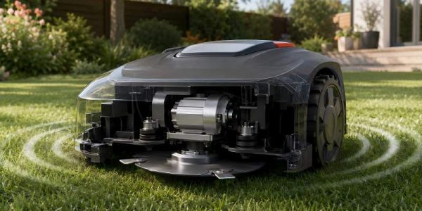 How to Reduce Noise from a Robotic Lawnmower Cutting Motor